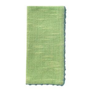 Blue knotted edge napkin (set of 4)